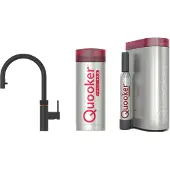 Quooker Cube Flex round zwart met Pro3 reservoir