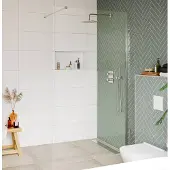 Saqu Modulo inloopdouche incl. antikalk 80x210cm chroom