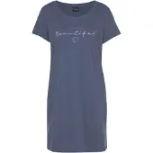 Vivance Nachthemd 'Dreams' blauw / wit