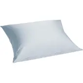 Yumeko Kussensloop Katoensatijn 50x60 Blauw - Eco, Bio & Fairtrade