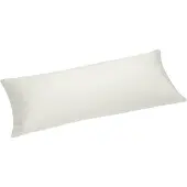 Yumeko Kussensloop Katoen Satijn 40x80 Wit - Eco, Bio & Fairtrade