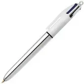 BIC Shine Retractil Medium Tip 1.00mm Multicolor Pen 12 Units Veelkleurig Kinderen