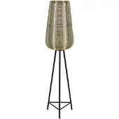 Light & Living Vloerlamp driepoot Ø37x147 cm ADETA goud+mat zwart