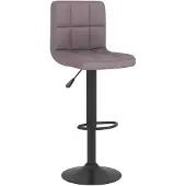 vidaXL Barkruk stof taupe