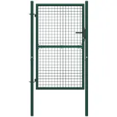 vidaXL Hekpoort staal 100x200 cm groen