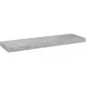 vidaXL Wandschap zwevend 80x23,5x3,8 cm MDF betongrijs