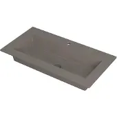 Ink Kraft Meubelwastafel 90x45cm - 1 Kraangat - Quartz Beton - Rechthoekig - Wastafels - Meubelwastafels - 8718835097882