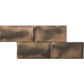 Terre d'Azur Spatula Metallo wandtegel 10x20cm goud mat - 26 stuks per doos