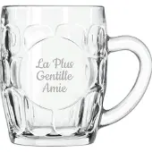Libbey Bierpul gegraveerd - 55cl - La Plus Gentille Amie