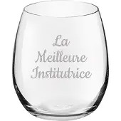 Royal Leerdam Drinkglas gegraveerd - 39cl - La Meilleure Institutrice