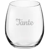 Royal Leerdam Drinkglas gegraveerd - 39cl - Tante