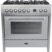 Boretti CRG916IX Boretti Carrara fornuis