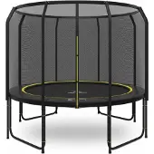 Magic Jump Fiber Black trampoline 305 cm met veiligheidsnet
