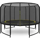 Magic Jump Fiber Black trampoline 427 cm met veiligheidsnet