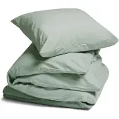 Yumeko Dekbedovertrek set Flanel 140x220 Groen - Eco, Bio & Fairtrade