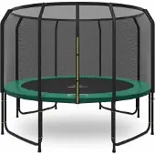Magic Jump Fiber trampoline 366 cm Groen met veiligheidsnet