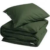 Yumeko Dekbedovertrek set Flanel 140x220 Groen - Eco, Bio & Fairtrade