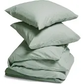 Yumeko Dekbedovertrek set Flanel 200x220 Groen - Eco, Bio & Fairtrade