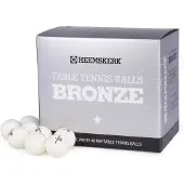 Heemskerk Tafeltennisballen Heemskerk Bronze 1 ster Wit (per 100)