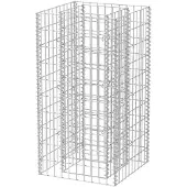 vidaXL Gabion plantenbak verhoogd 50x50x100 cm staal