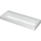 Ink Momento Meubelwastafel 120x45cm Polystone - Centraal - 1 Kraangat - Glans Wit - 8718835023492 - Rechthoekig - Wastafels, Meubelwastafels