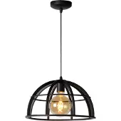 Lucide Hanglamp Dikra industrieel zwart