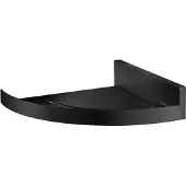 Smedbo Sideline DB5011 Douche Hoekplanchet 21x21cm Mat Zwart - Accessoires, Wastafel accessoires, Planchetten - 7391447092127