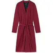 Schiesser Badjas lang bordeaux