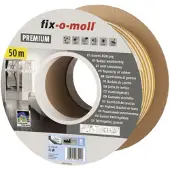 Fix-o-moll - Tochtband - W Profiel - 50 M X 9 X 3,5mm - 1.5-2.7 Mm - Wit W-profiel