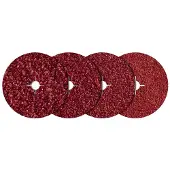 Wolfcraft Fiberschuurschijven | K24, 40, 60, 100 | Ø115mm | 20 stuks - 2476000