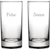 Fusion Longdrinkglas gegraveerd - 28,5cl - Frere & Soeur