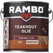 Rambo Teakhout Olie Transparant 1204 Teak 2,5l