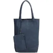 Zebra trends Shopper met Etui Natural Bag Kartel Fearless II Jeansblauw