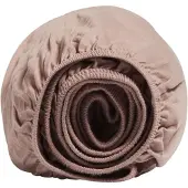 Yumeko Hoeslaken Jersey Katoen 90x210 Roze - Eco, Bio & Fairtrade