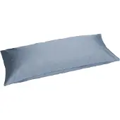 Yumeko Kussensloop Katoensatijn 40x80 Blauw - Eco, Bio & Fairtrade