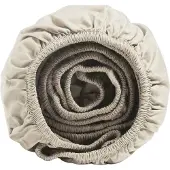 Yumeko Hoeslaken Percal Katoen 200x200 Beige - Eco, Bio & Fairtrade