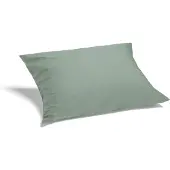 Yumeko Kussensloop Percal Katoen 50x60 Groen - Eco, Bio & Fairtrade