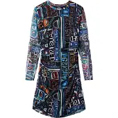 Desigual Korte Jurk VEST_LETTERING dames EU XS