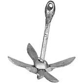 Talamex Galvanized Folding Anchor Zilver 6 kg