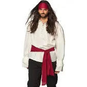 Boland Piraten kleding set (wit,rood)