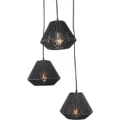 Label51 - Hanglamp Ibiza - Zwart - 30x30x150cm