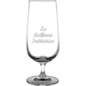Fusion Bierglas op voet gegraveerd - 41cl - La Meilleure Institutrice