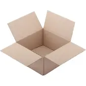 IEZZY Verzenddoos 200x200x110mm enkelgolf bruin - 25 stuks