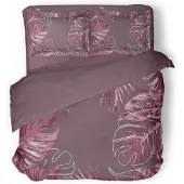 Linnick Dekbedovertrek Katoen Sky - pink 200x200/220cm