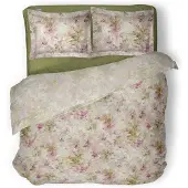 Linnick Dekbedovertrek Katoen Fable Meadow - beige 200x200/220cm