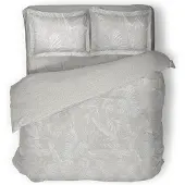 Linnick Dekbedovertrek Katoen Exotic Jungle - beige 200x200/220cm