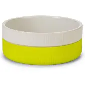 Beeztees Keramieke eetbak Nuf hond met siliconen rand groen 15,5cm