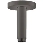 Hansgrohe plafondbevestiging S 100 mm, Brushed Black Chrome