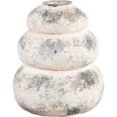 Ptmd collection PTMD Bloempot Bulby - 25x25x31 cm - Cement - Roze