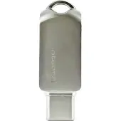 Integral USB-stick 128 GB USB Type-A USB Type-C Zilver